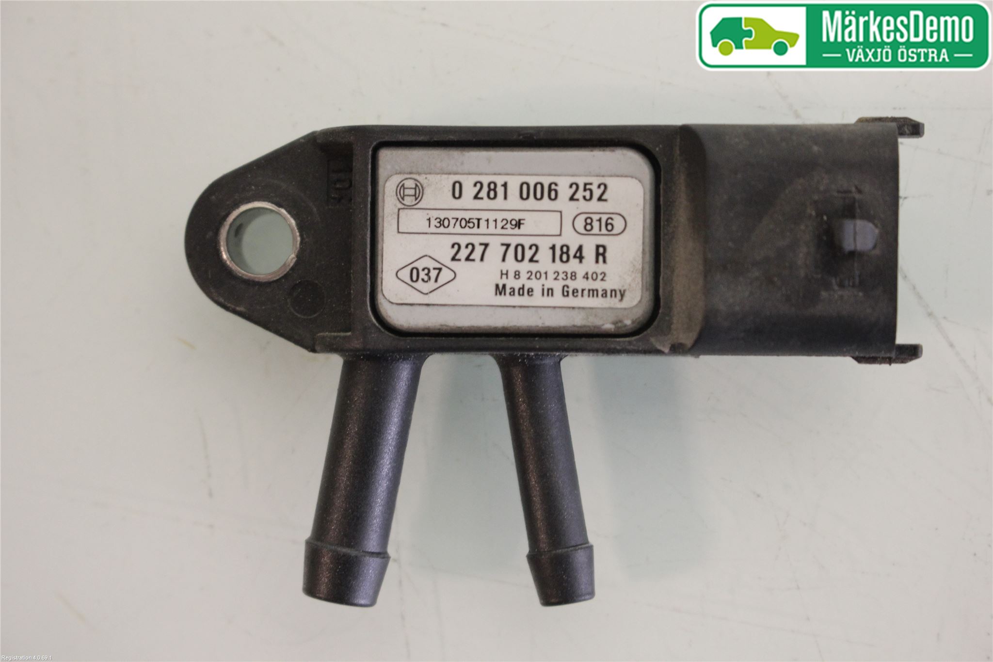 Sensor, exhaust pressure - Bosch for Nissan Qashqai+2 [2010-2014 