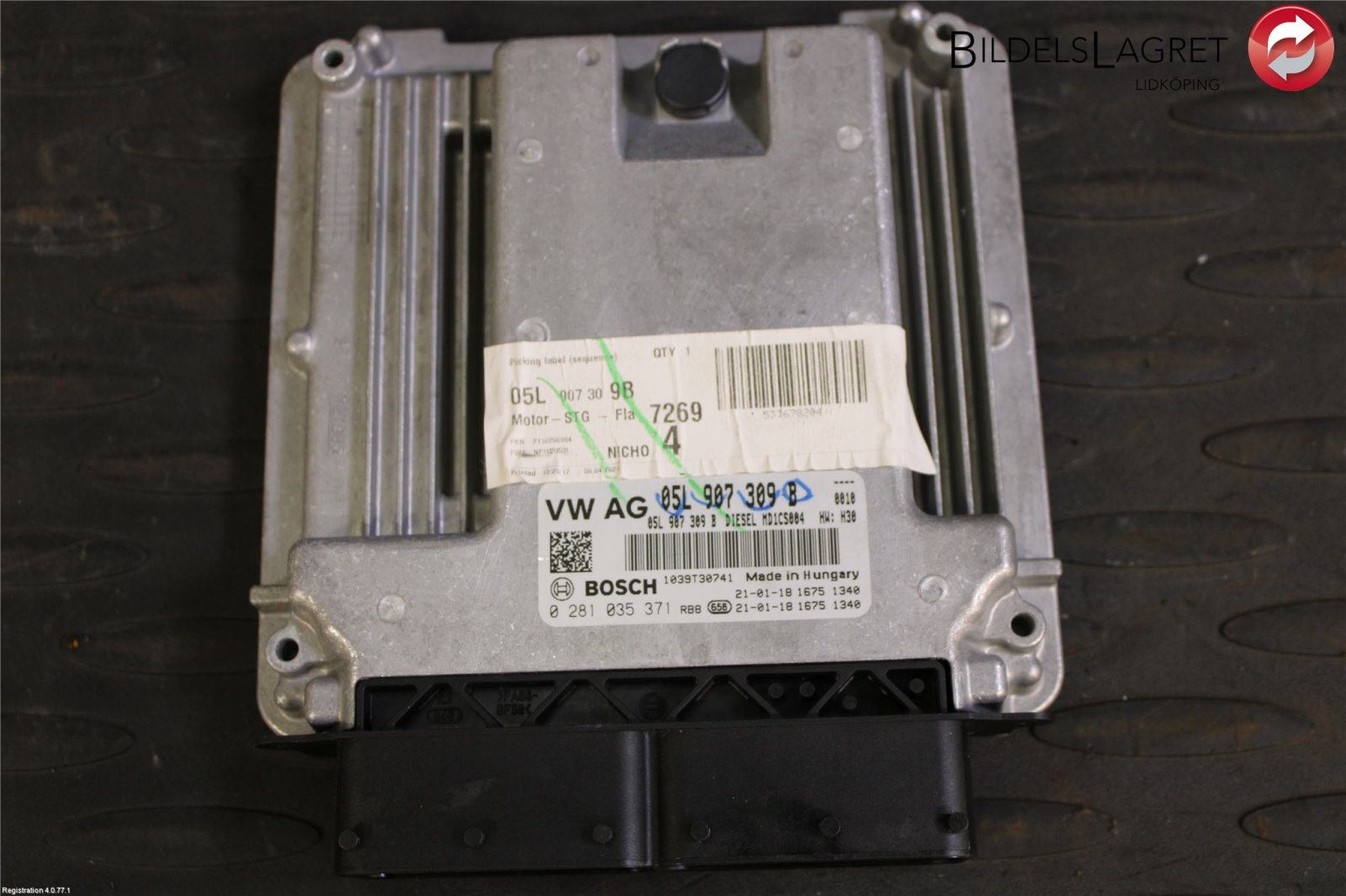 Control unit, inj. pump diesel Bosch for Volkswagen Tiguan [2016