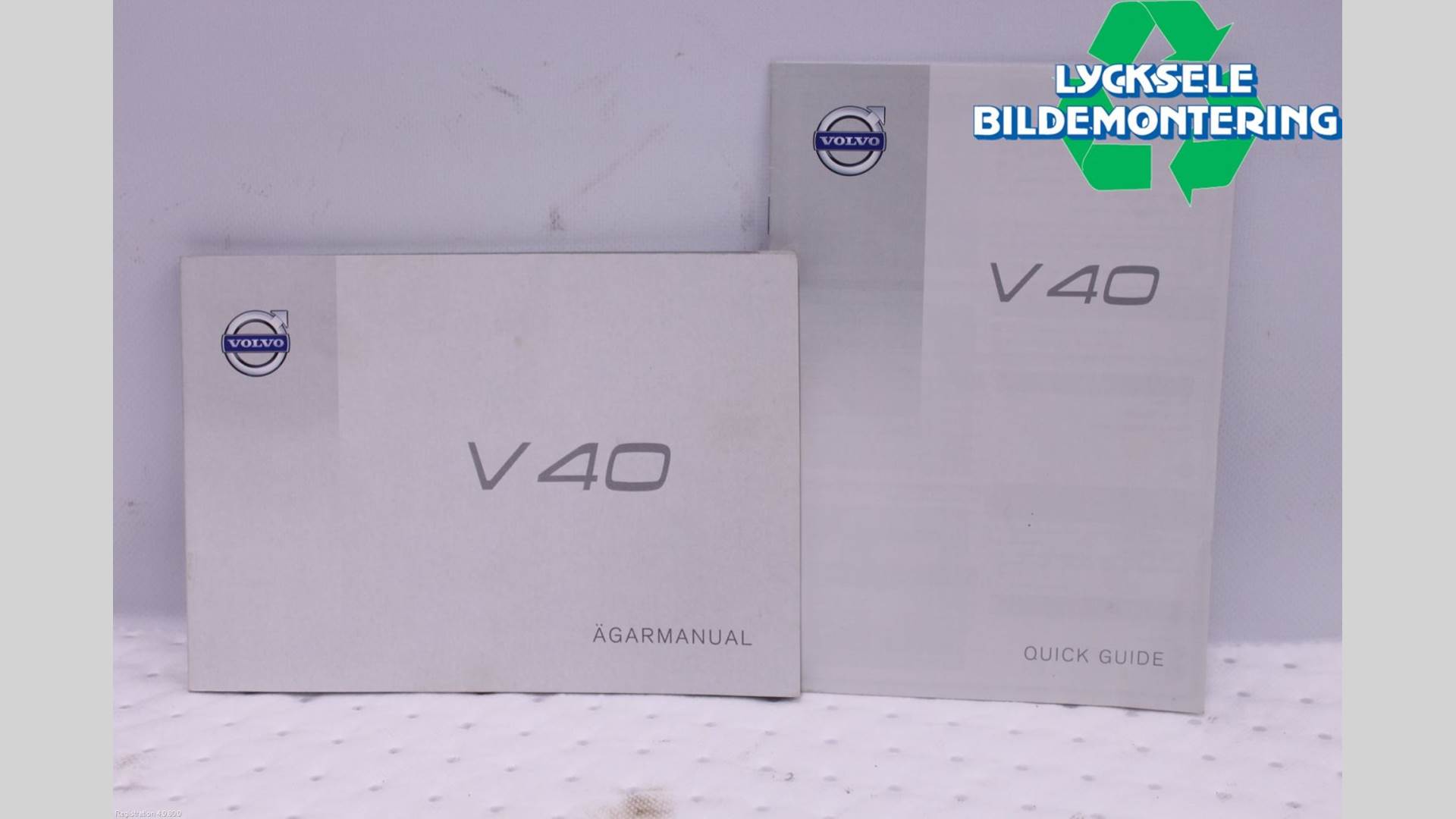 Instruktionsbok - Standard, CD Enhet till Volvo V40 [2012-2019] VOLVO ...