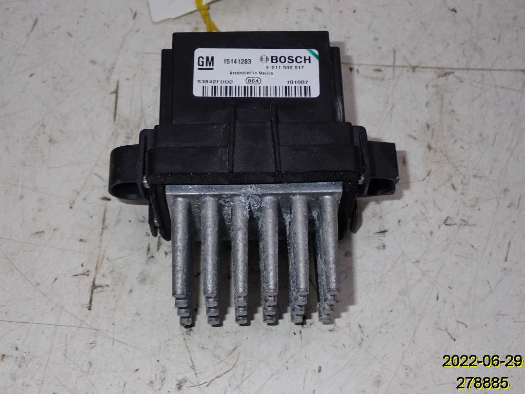 Heater fan resistor 15141283