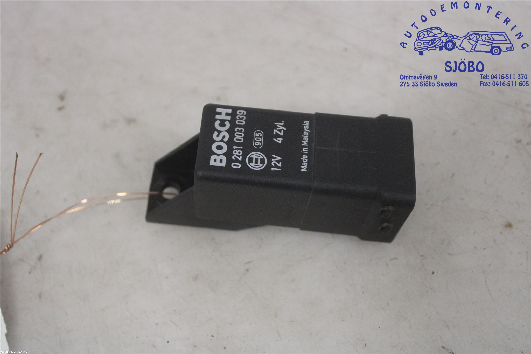 Relay preheating diesel Bosch for Fiat Ducato 2007 2015 FIAT