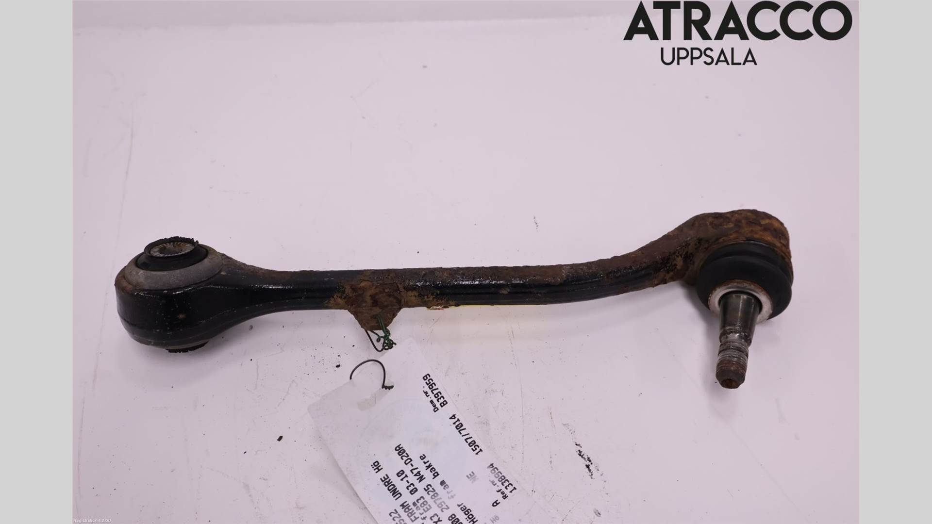 Support arm, front lower rh - Höger fram, Bakre for BMW X3 E83 